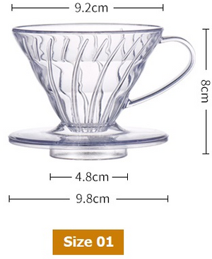 Open image in slideshow, V60 Filter Coffee Polycarbonate Brewer
